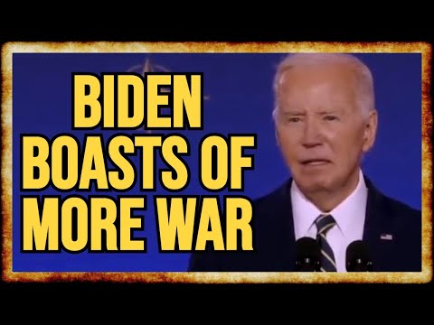 Biden SABER-RATTLES at NATO Summit Approves F-16s for Ukraine