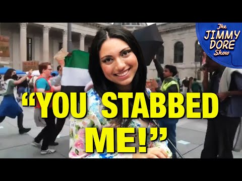 I Was STABBED In The Eye! – Lying Zionist Counter protester
