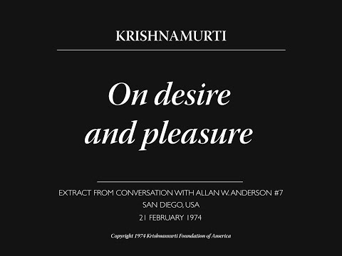 On desire and pleasure